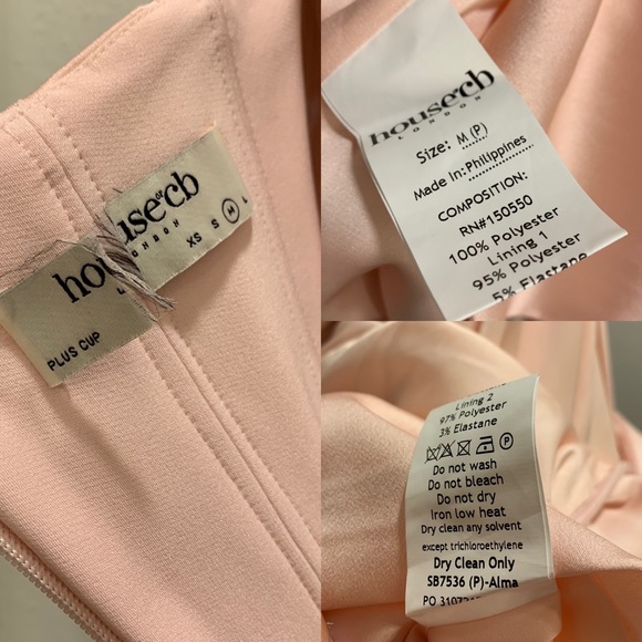 House of CB Alma Dress Blush Pink - Picture 6 of 12